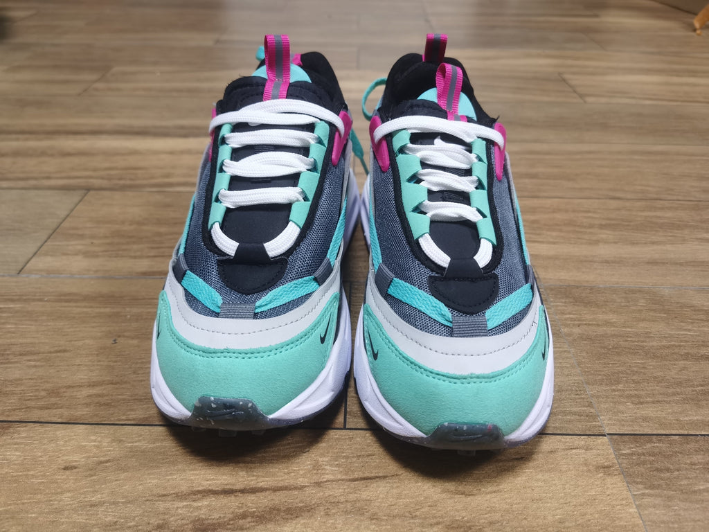 Nike Air Max Furyosa Sneakers in Teal, Gray and White