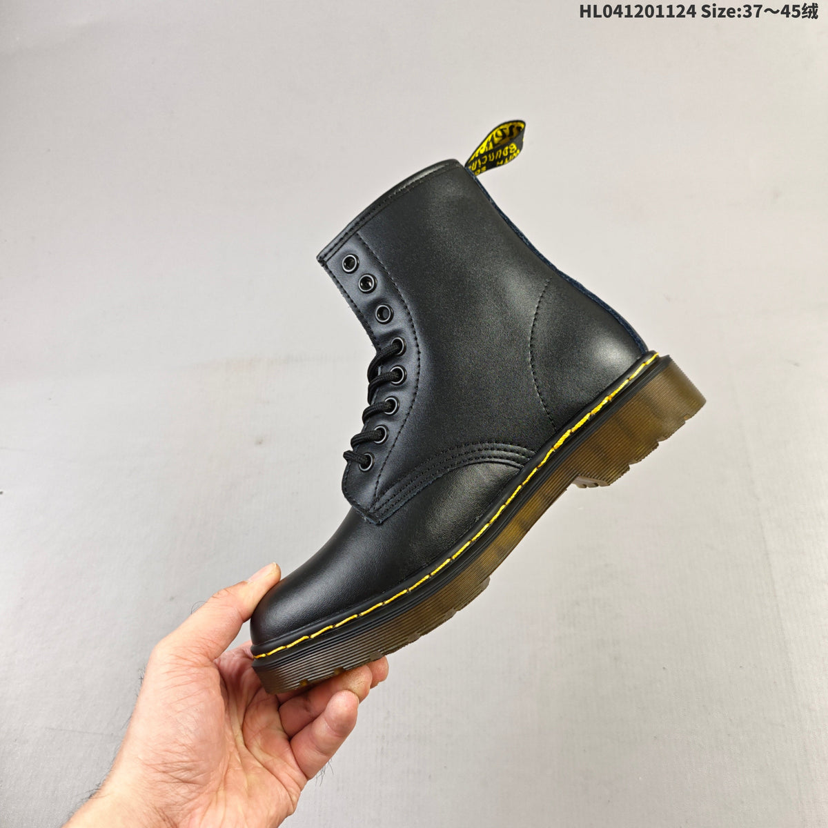 Dr. Martens 1460 Black Platform Lace-Up Boots