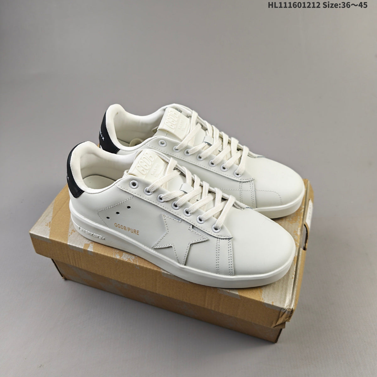 Golden Goose Purestar Low-Top Sneakers with Star Detail