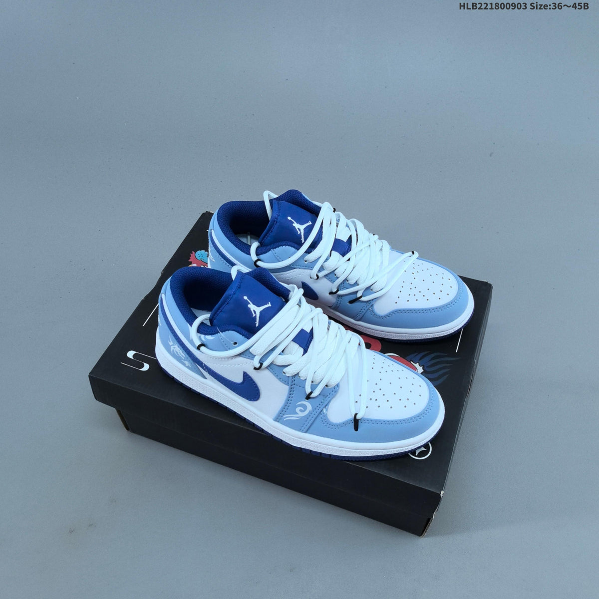 Nike Air Jordan 1 Low OG Color-Block Sneakers