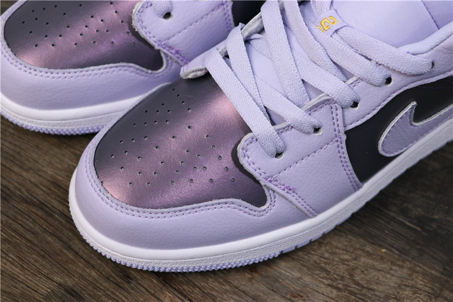 Air Jordan 1 Low GS Oxygen Purple Sneakers 554723-505