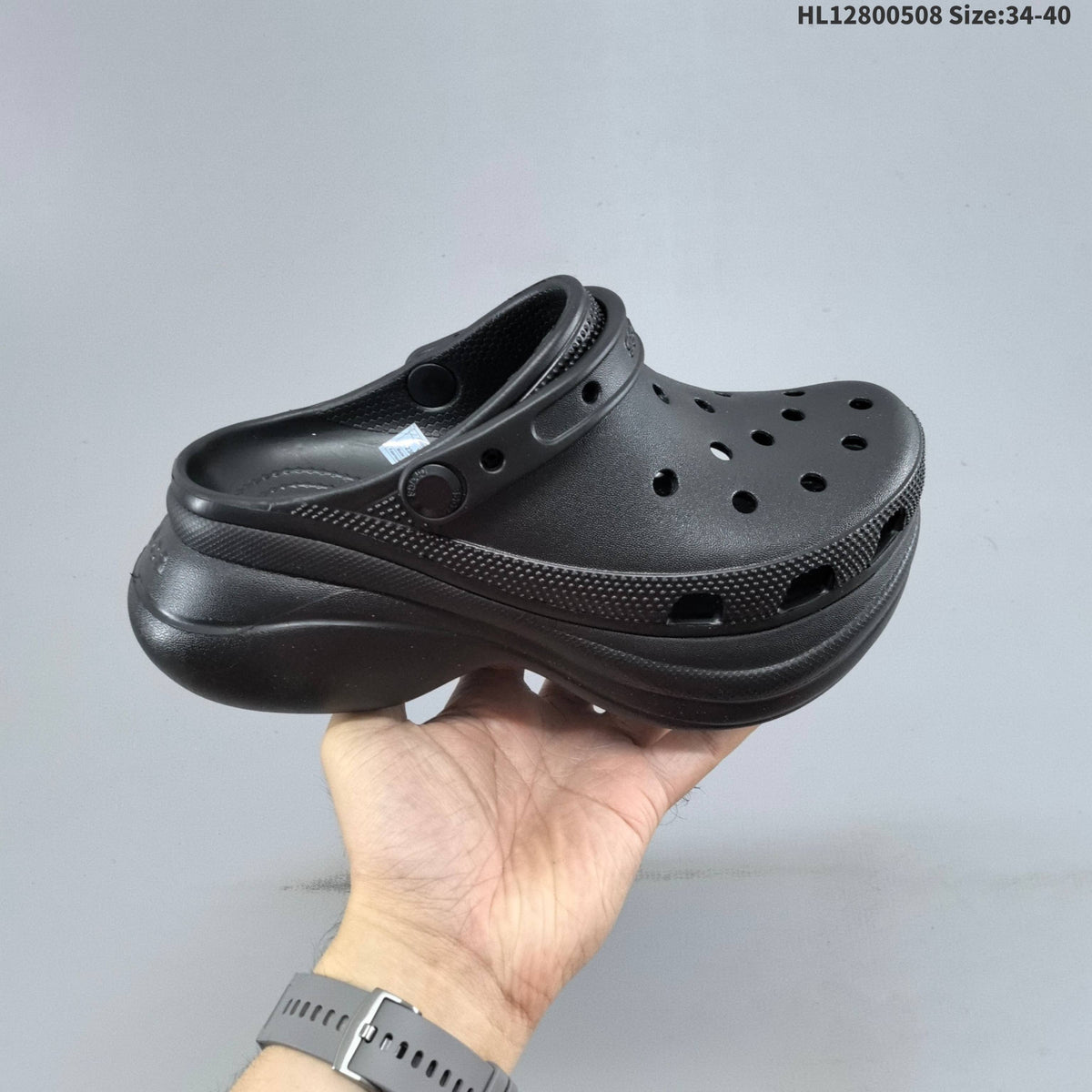 Crocs Classic Clog with Chunky Platform Sole