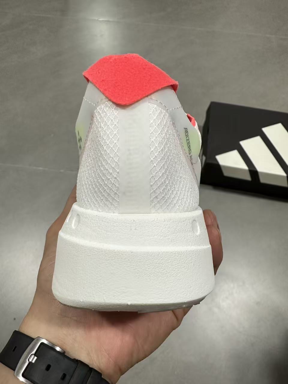 Adidas Adizero Lightstrike Pro Running Shoes White Black
