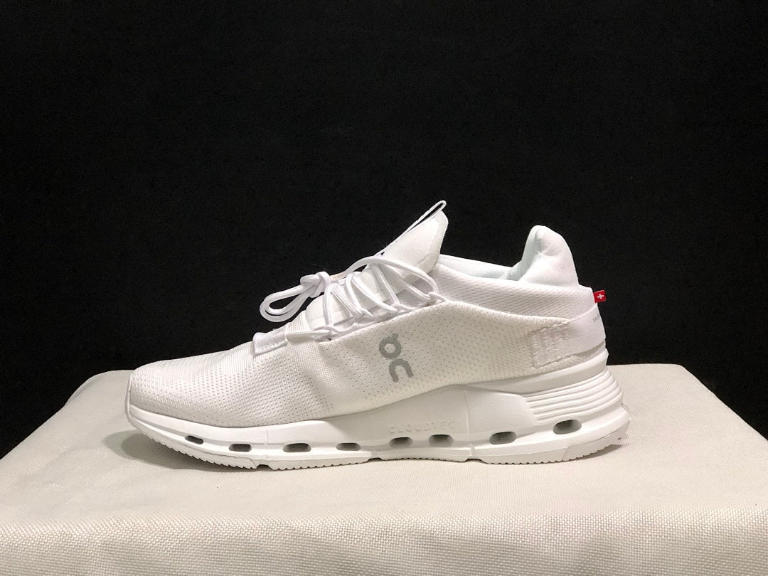 On Cloudnova 1 White Sneakers
