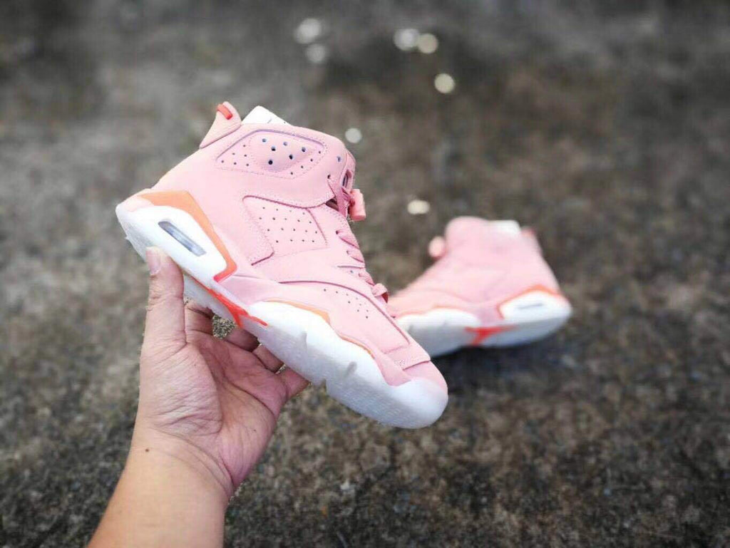 Jordan Air Jordan 6 Pink High-Top Sneakers