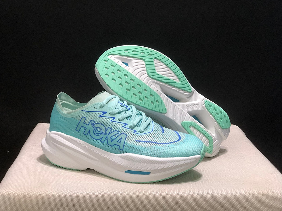 HOKA Mach X 2 Running Shoes, Aqua Blue