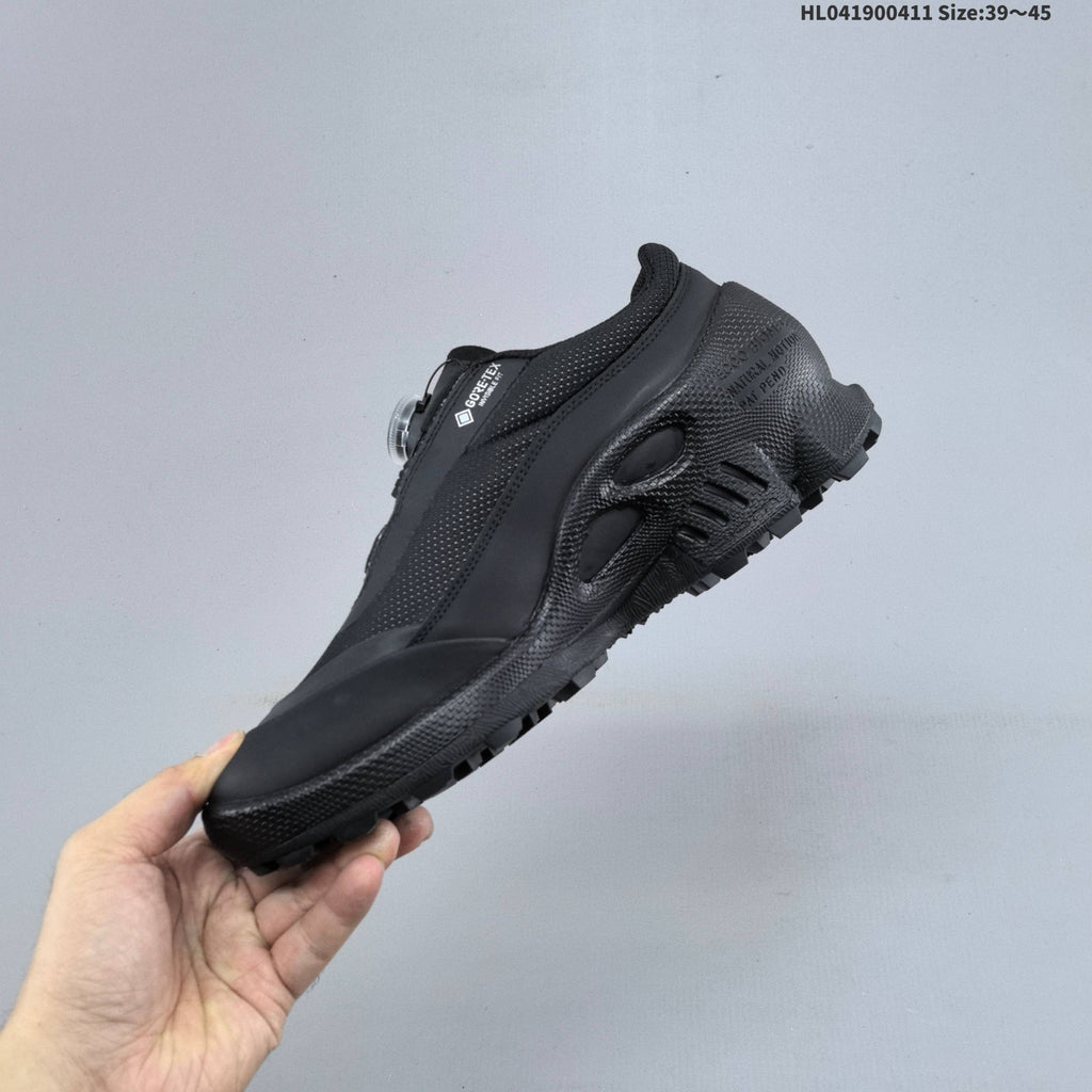 ECCO BIOM C Black Outdoor Sneakers with Dial Closure