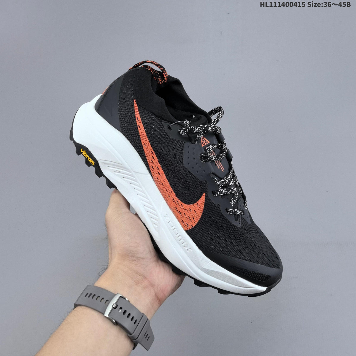 Nike ACG Zegama Trail Running Shoes, Black and Orange