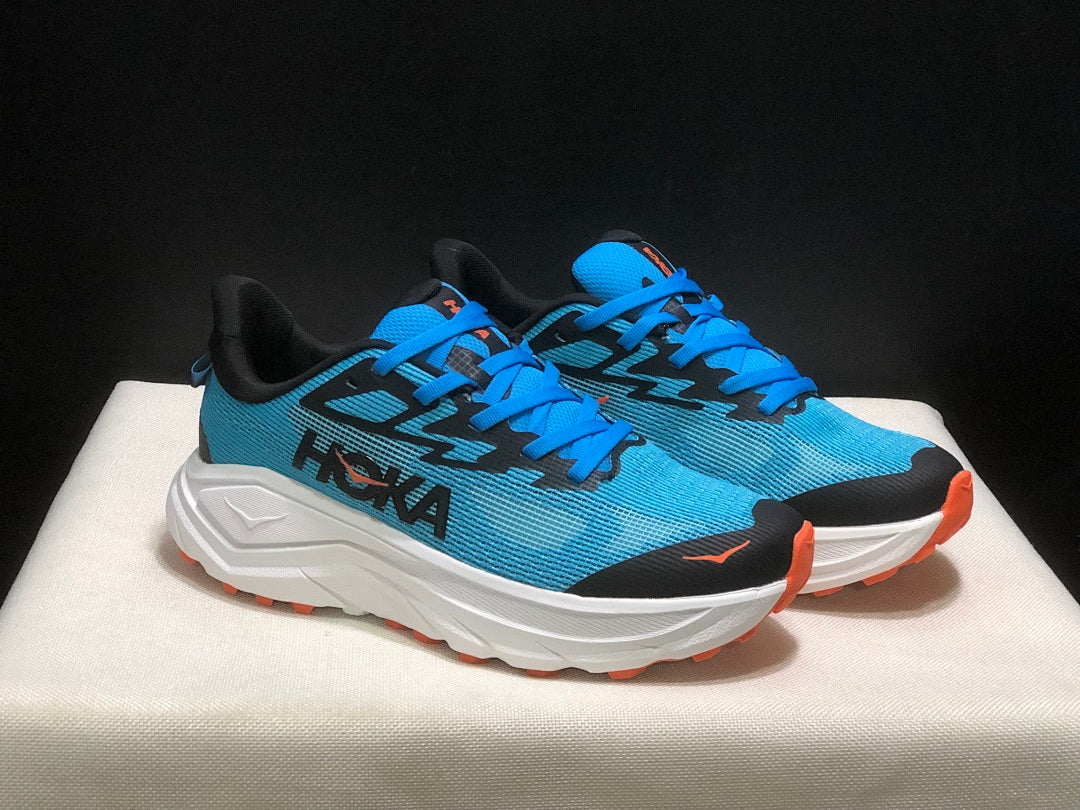 HOKA Challenger 8 Trail Running Shoes in Blue