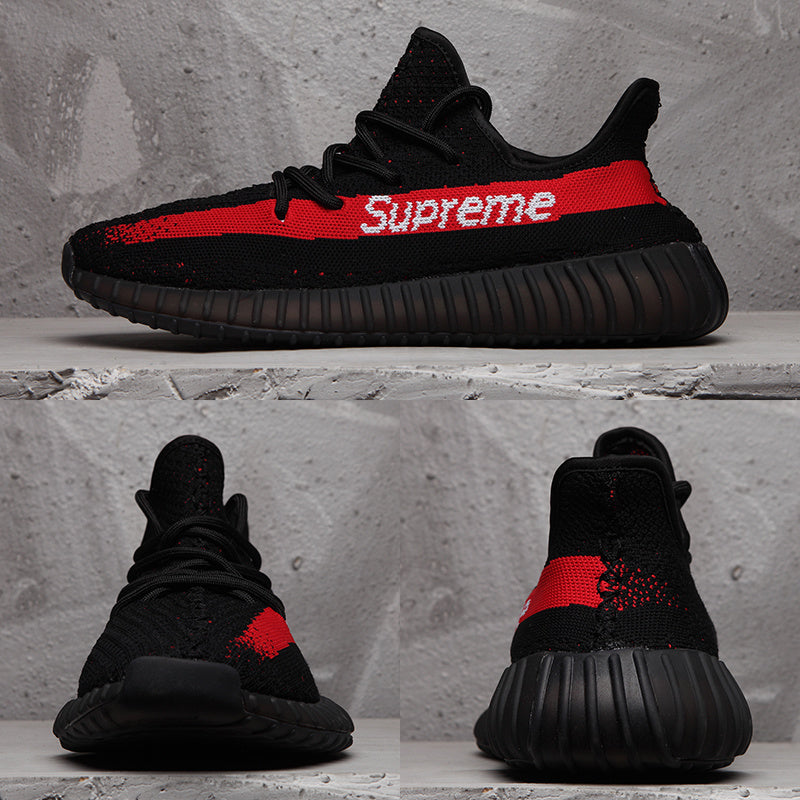adidas Yeezy Boost 350 V2 Black Red Sneakers