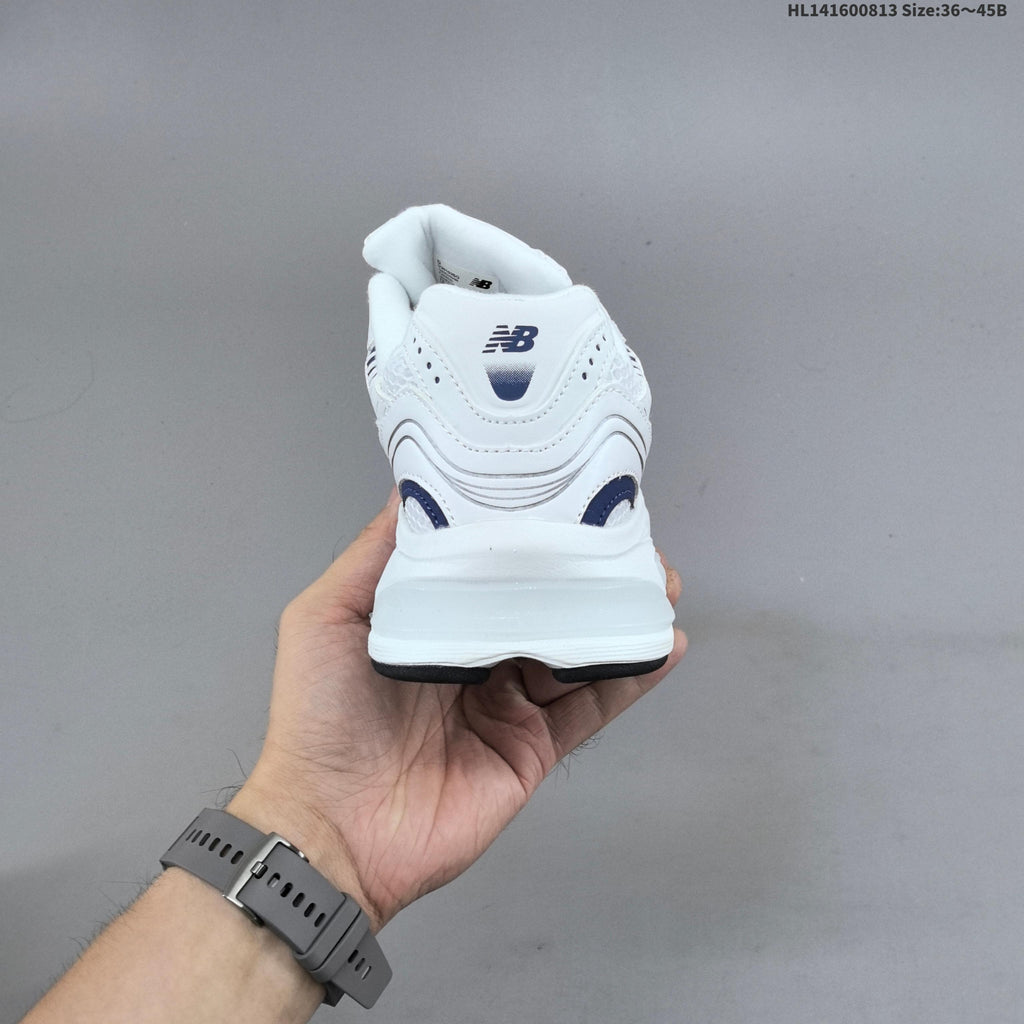 New Balance 2010 Mesh Running-Style Sneakers, White and Navy