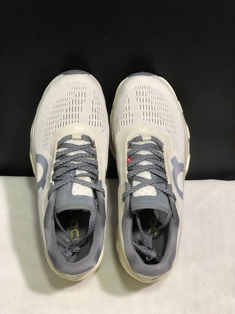 On Cloudmonster 2 Running Shoes Cream White