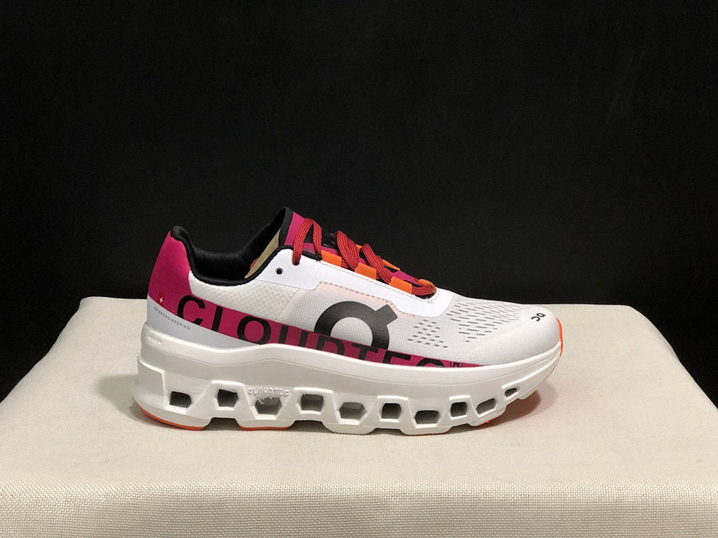 On Cloudmonster Cloud X Sneakers White Pink