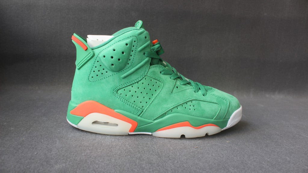 Air Jordan 6 Gatorade Green High-Top Sneakers 384664-145