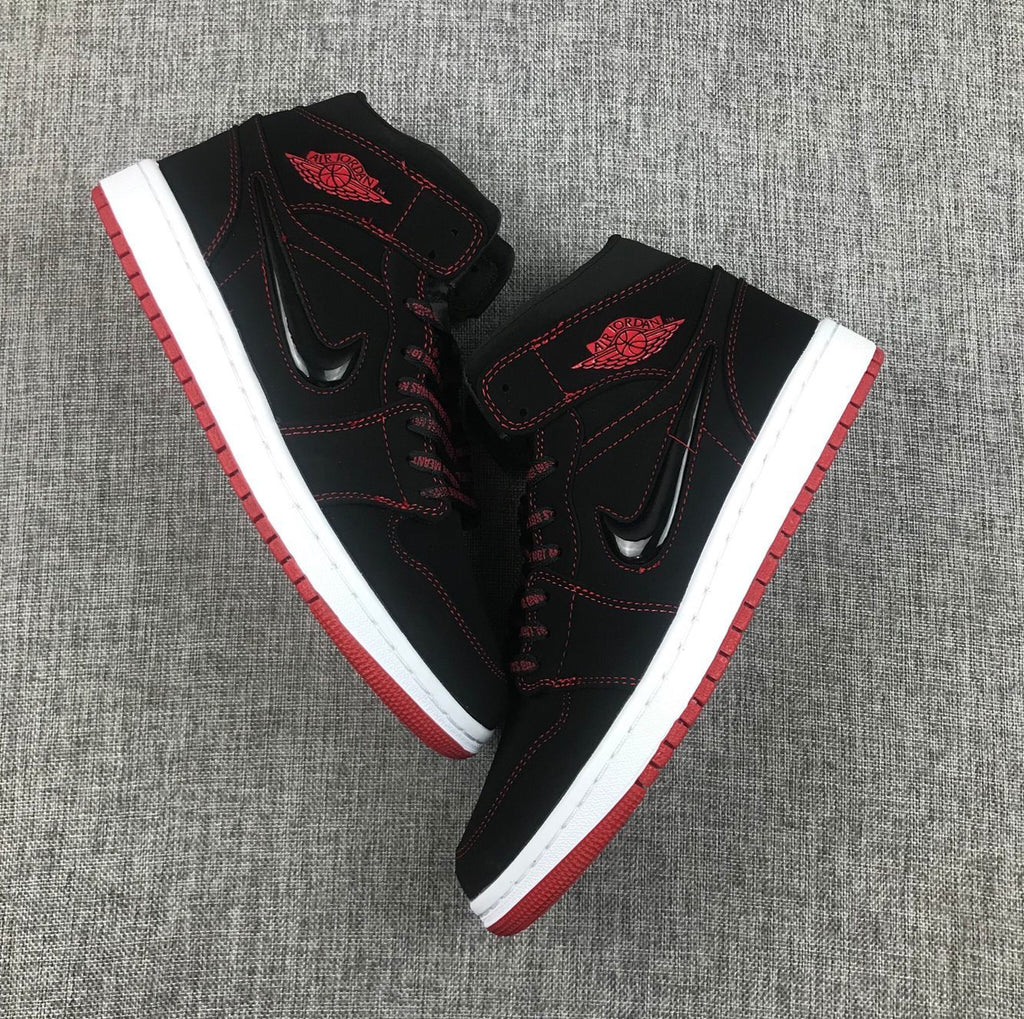Jordan Air Jordan 1 Mid Sneakers Black Red CK5665-062