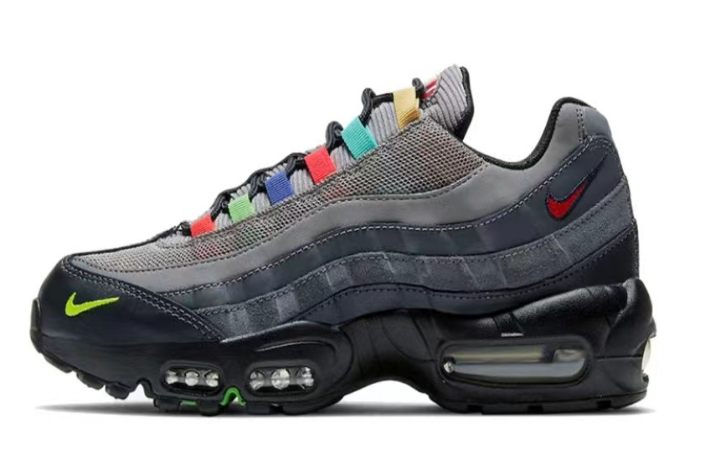 Nike Air Max 95 Sneakers in Grey and Red