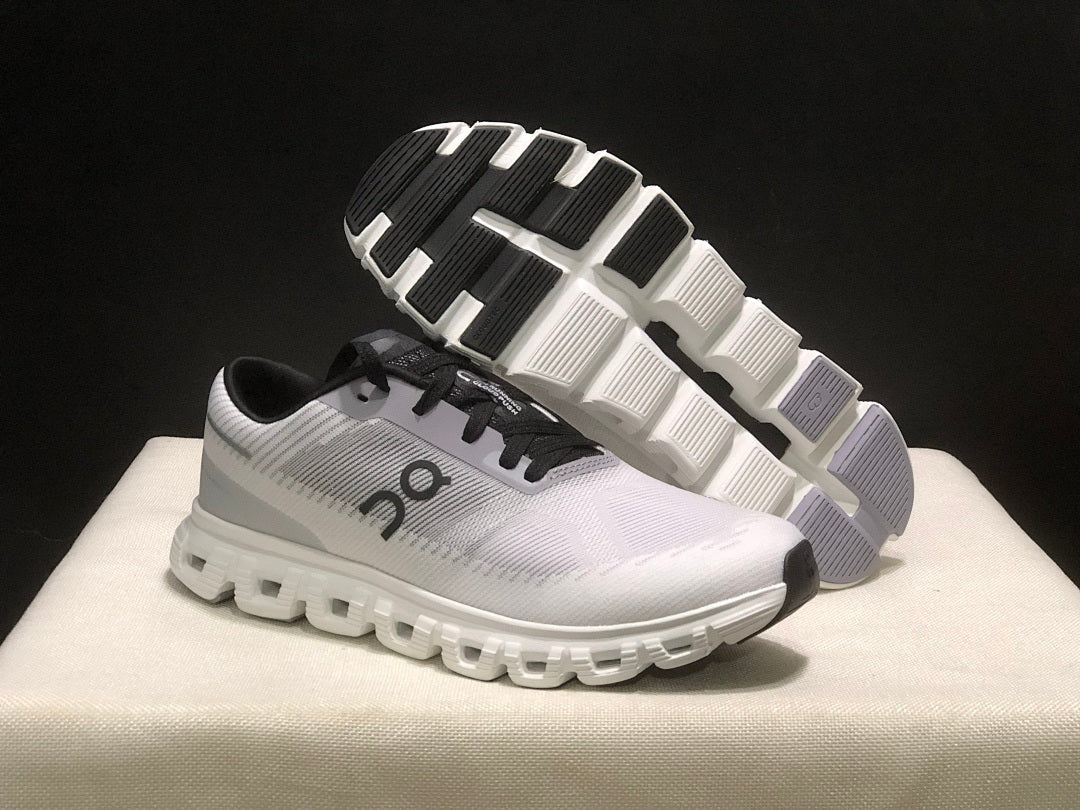 On Cloud 6 Push Sneakers White Grey Black