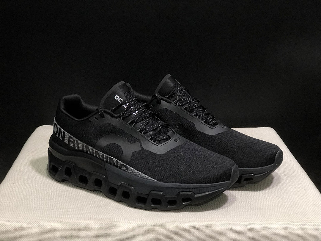 On Cloudmonster 2 Black and Ash Running Shoes