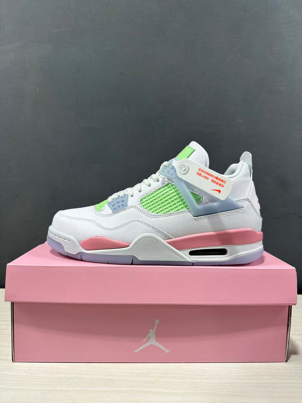 Jordan Air Jordan 4 Retro White Pink Green IB7068-100