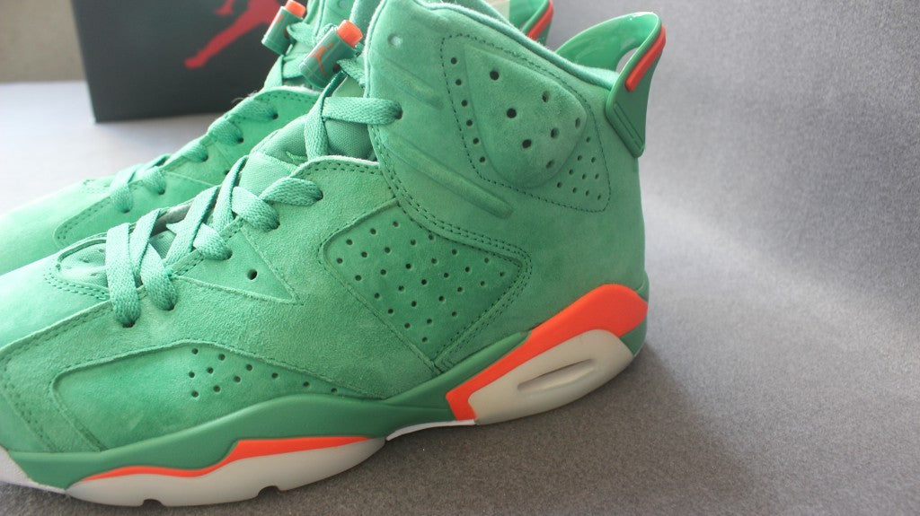 Air Jordan 6 Gatorade Green High-Top Sneakers 384664-145