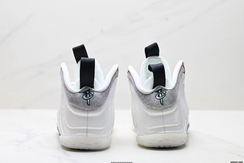 Nike Air Foamposite Penny Hardaway White and Rose High-Top Sneakers