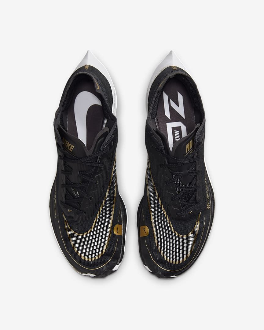 Nike ZoomX Vaporfly NEXT% 2 Running Shoes Black Gold CU4111-001