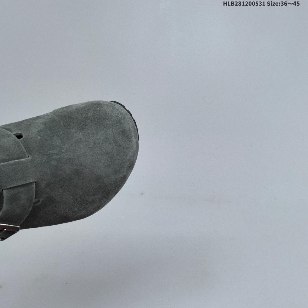 Birkenstock Boston Shearling Clog in Gray