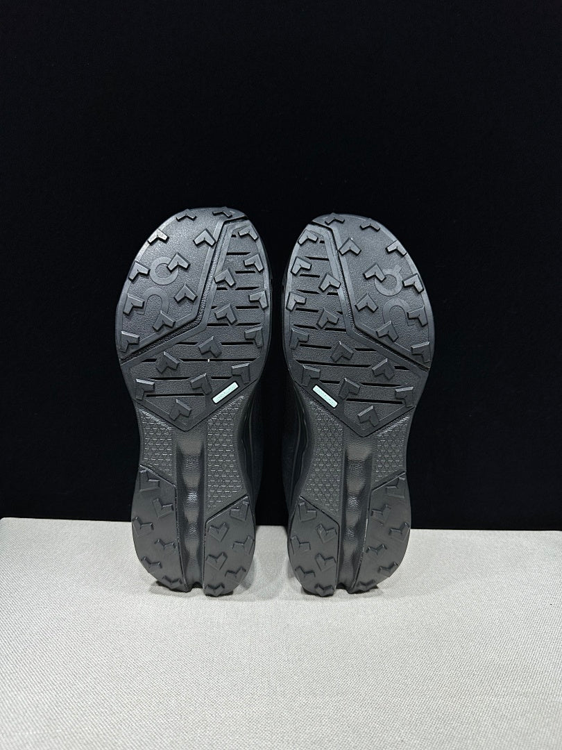 On Cloudsurfer Trail 2 Waterproof Trail Running Shoes, Black