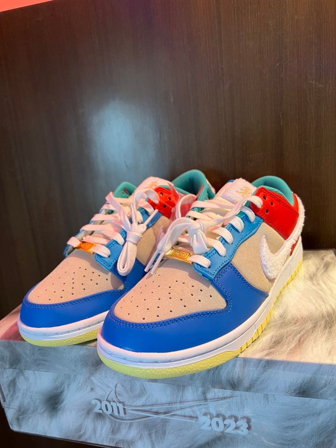 Nike Dunk Low Year of the Rabbit Blue Beige FD4203-111
