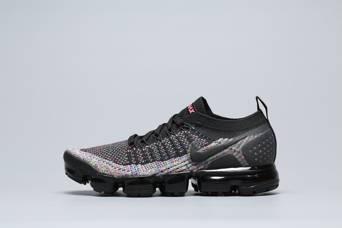 Nike Air VaporMax Flyknit 2 Sneakers Black Multicolor 942842-015