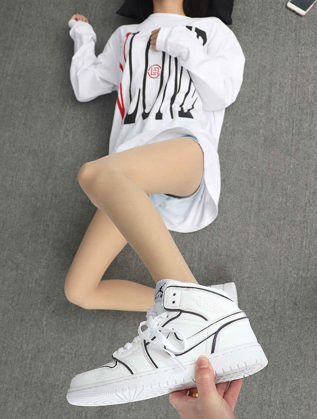 Jordan Air Jordan 1 High White Black CK6587-100