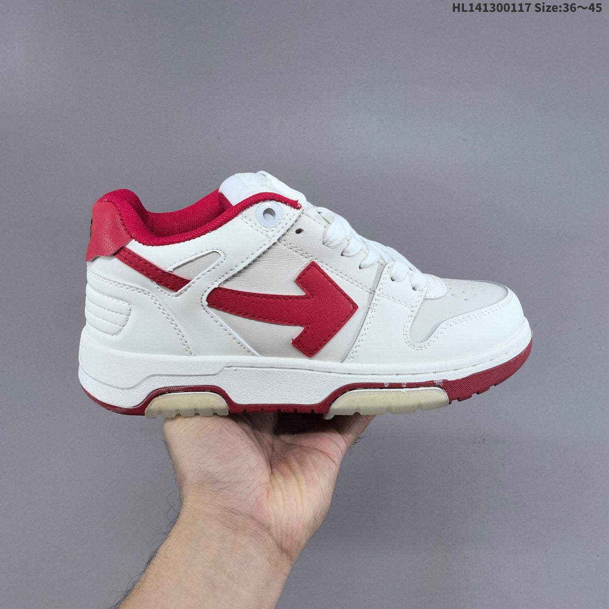 Off-White Arrow Low-Top Sneakers in White