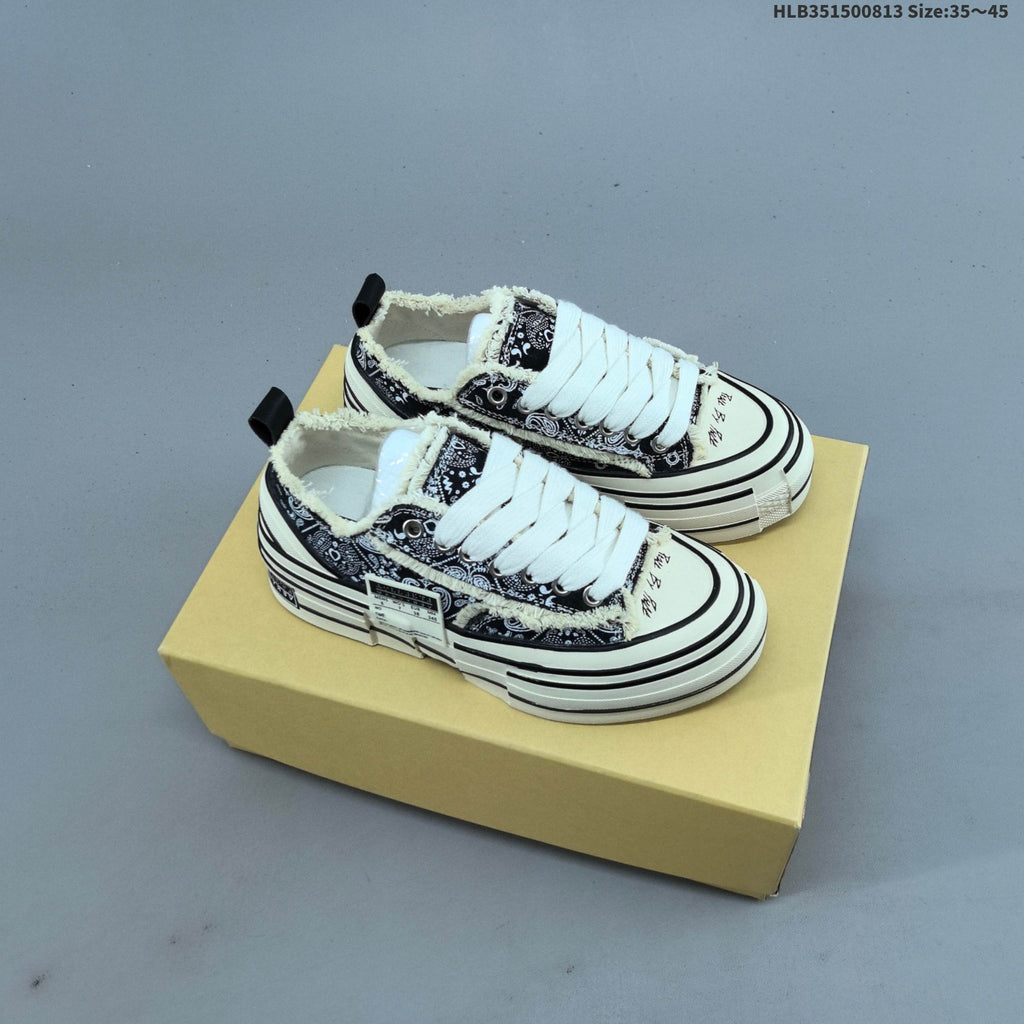 XVESSEL Party Pand Low-Top Platform Sneakers