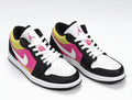 Jordan 1 Low Yellow Pink Black Sneakers CW5564-001