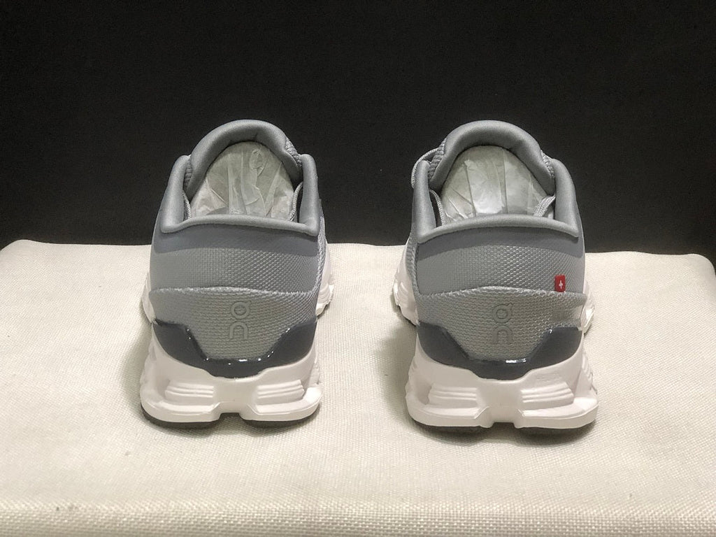 On Cloud X 4 Sneakers in Alloy and Ivory