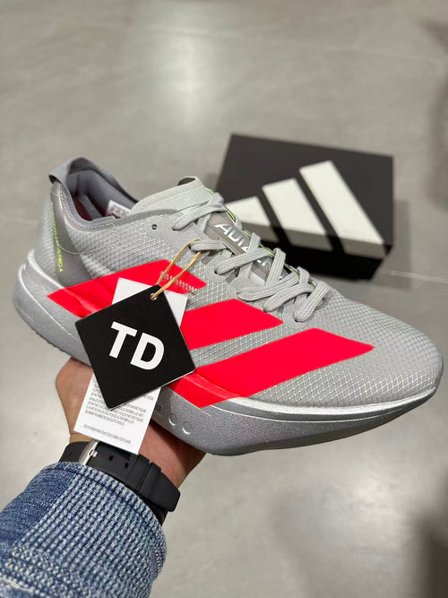 adidas Adizero Prime X 2.0 STRUNG Running Shoes Grey Red