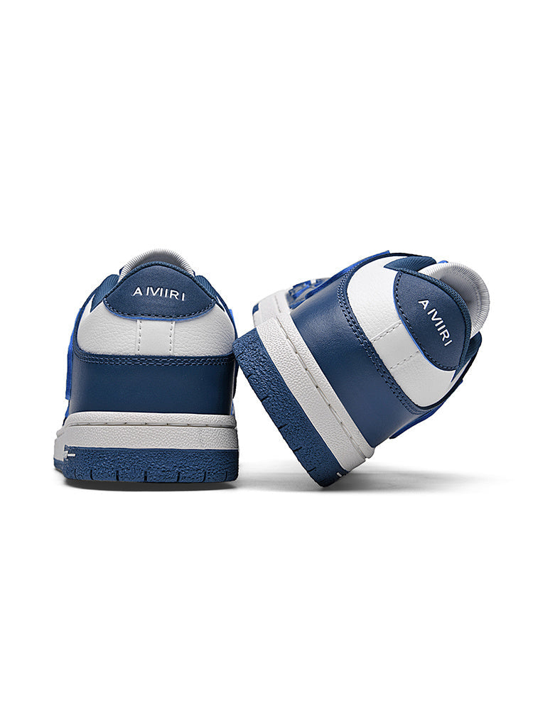 AIVIIRI Navy and White Low-Top Sneakers
