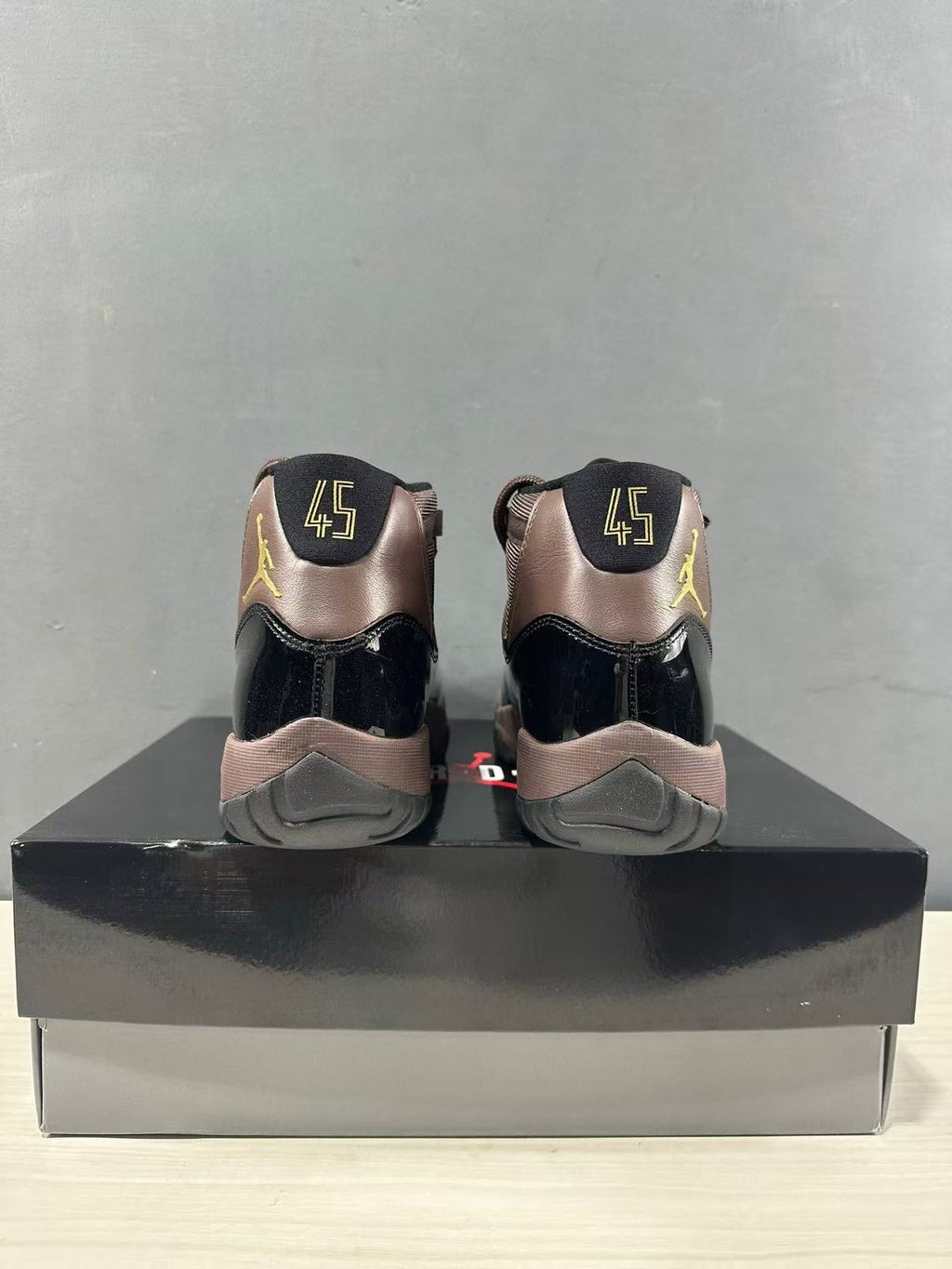 Jordan Air Jordan 11 Retro Black Bronze High-Top Sneakers
