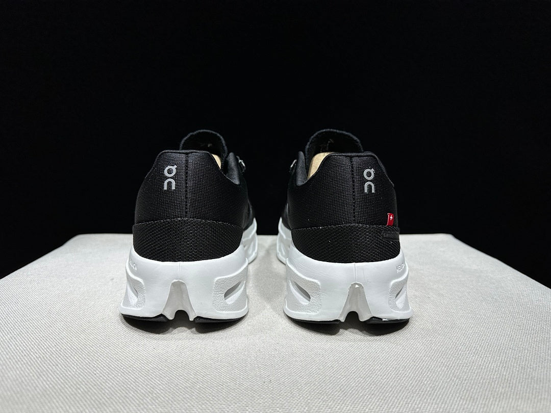 On CloudEclipse Black and White Running Shoes