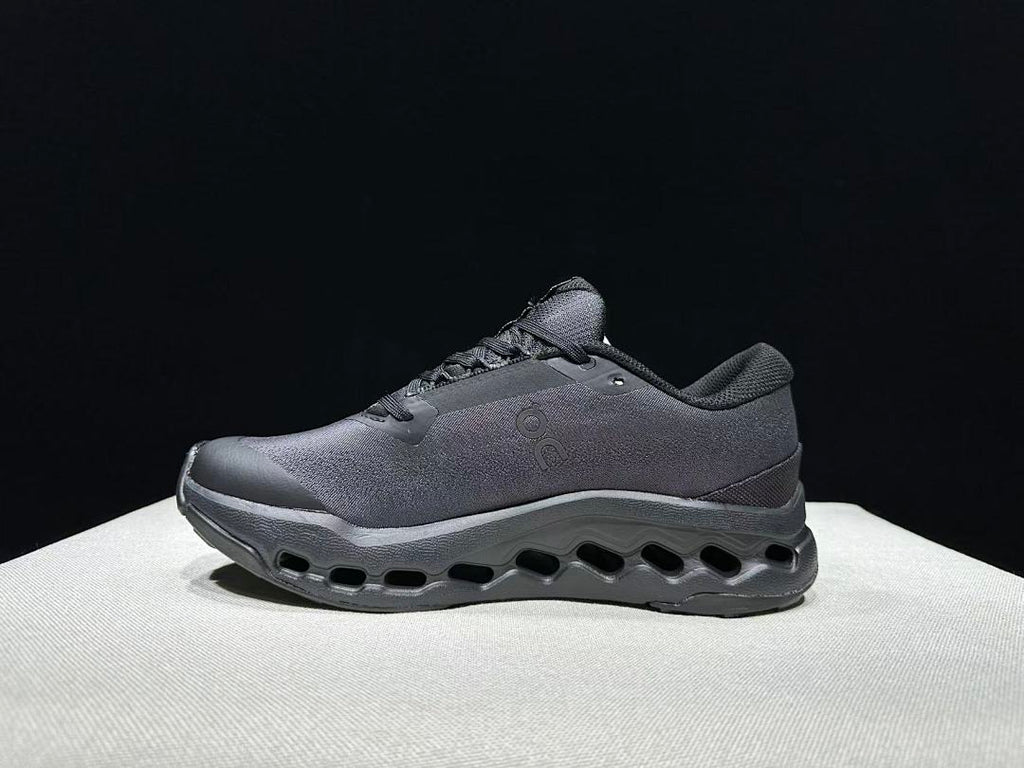 On Cloudsurfer Trail 2 Waterproof Trail Running Shoes, Black