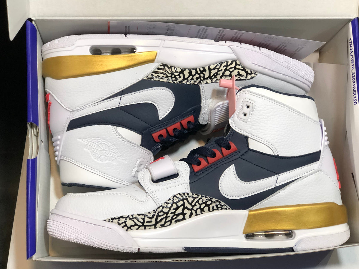 Jordan Air Jordan Legacy 312 Olympic White Basketball Sneakers