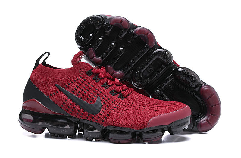 Nike Air VaporMax 2019 Burgundy and Black Sneakers
