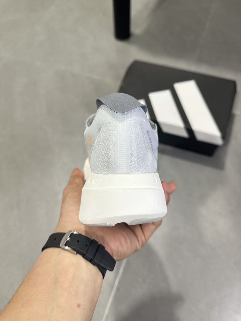 Adidas Adizero Lightstrike Pro Running Shoes White Orange