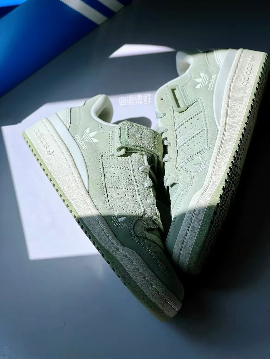 Adidas Originals Forum 84 Low Sneakers Light Green H01945