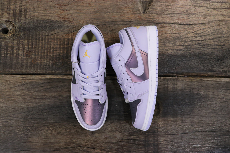 Air Jordan 1 Low GS Oxygen Purple Sneakers 554723-505