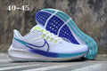 Nike White Turquoise Running Sneakers with Violet Accents