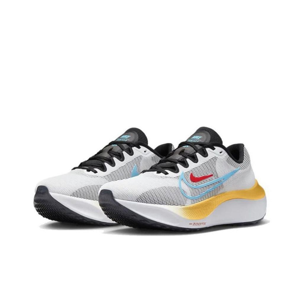 Nike Zoom Fly 5 Running Shoes White Yellow Blue DM8974-002