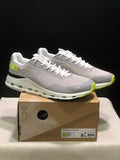On Cloudnova Form 2 Sneakers, Grey and Fluorescent Green