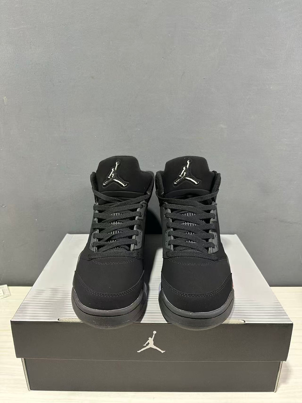 Jordan Air Jordan 5 Retro Black Red High-Top Sneakers