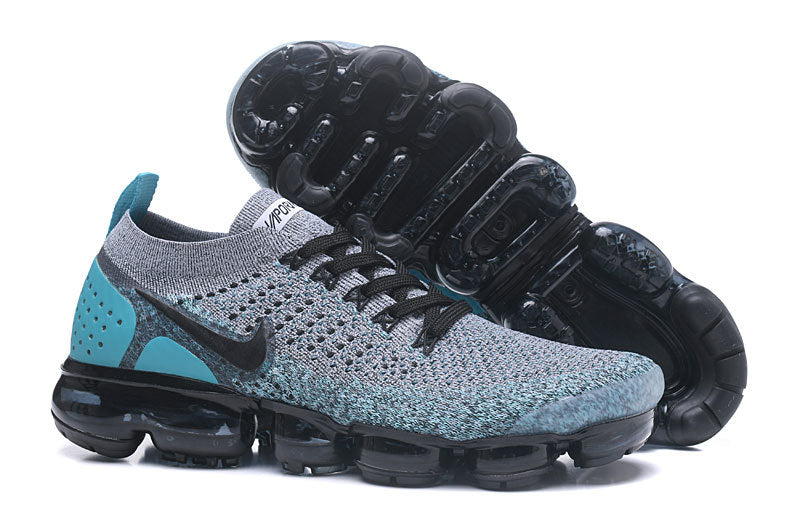 Nike Air VaporMax Flyknit 2 Gray Teal Sneakers 942842-104